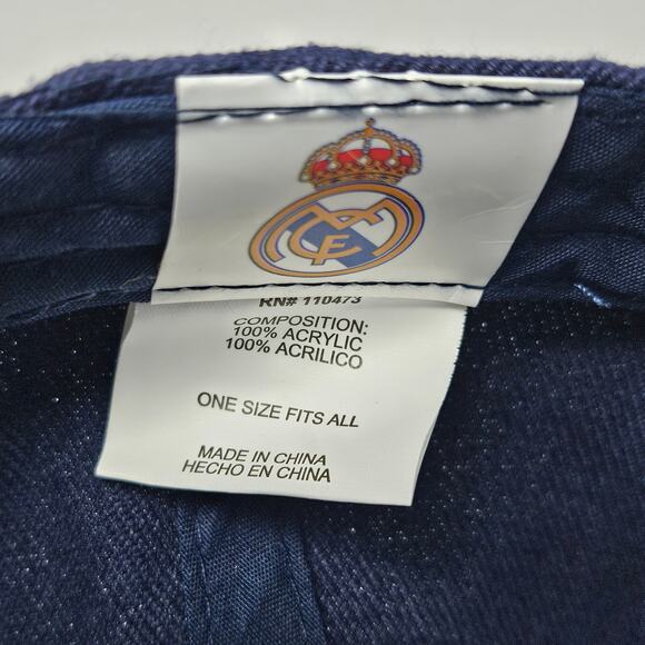 Real Madrid Football Team Hat Cap Mens Snapback Adjustable Embroidered Blue NWT - Picture 13 of 13